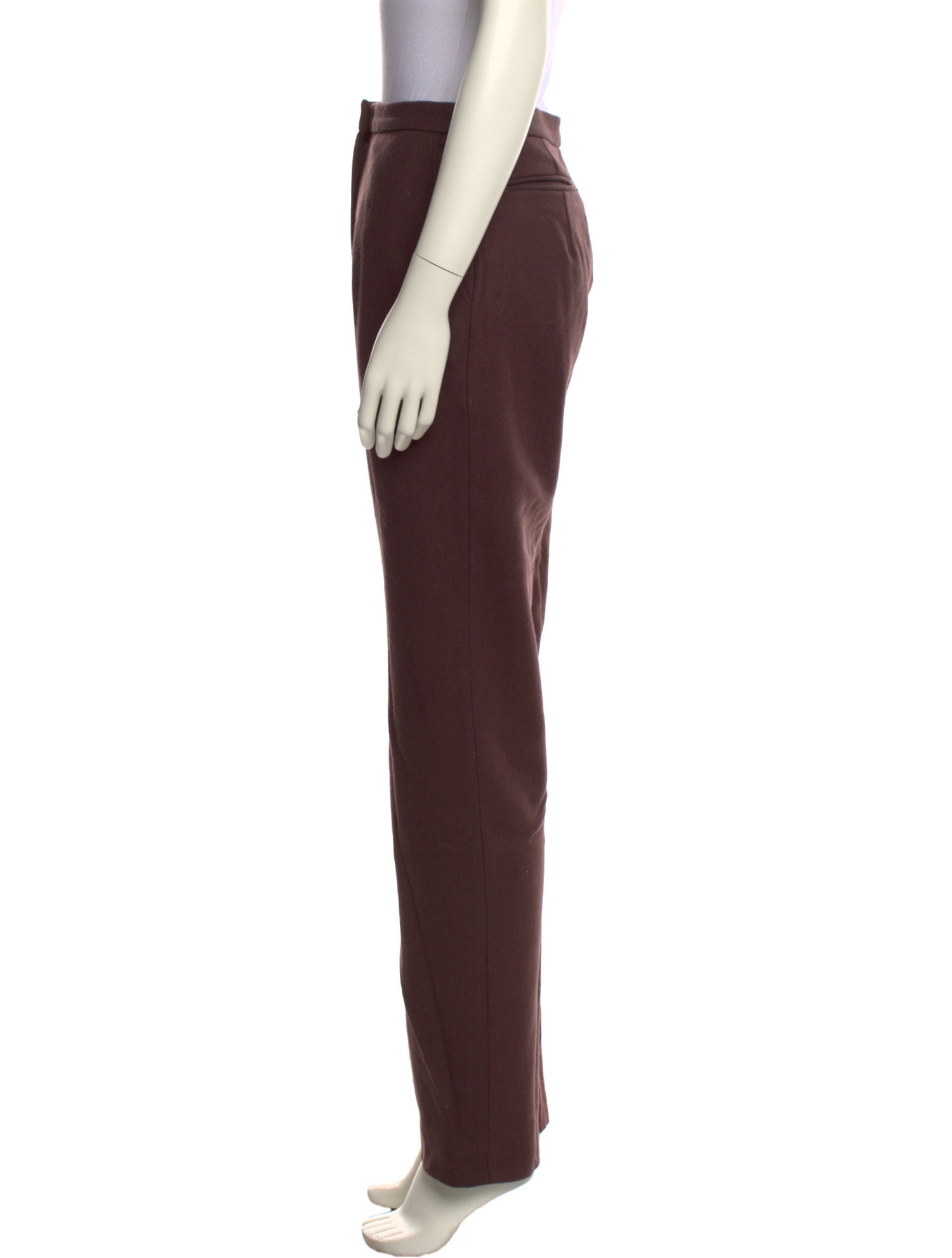 Jeremy Scott Wool Straight Leg Pants