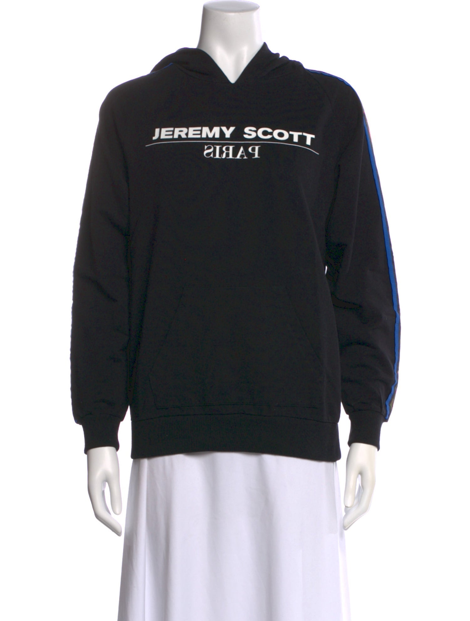 Jeremy Scott Graphic Print Crew Neck Hoodie