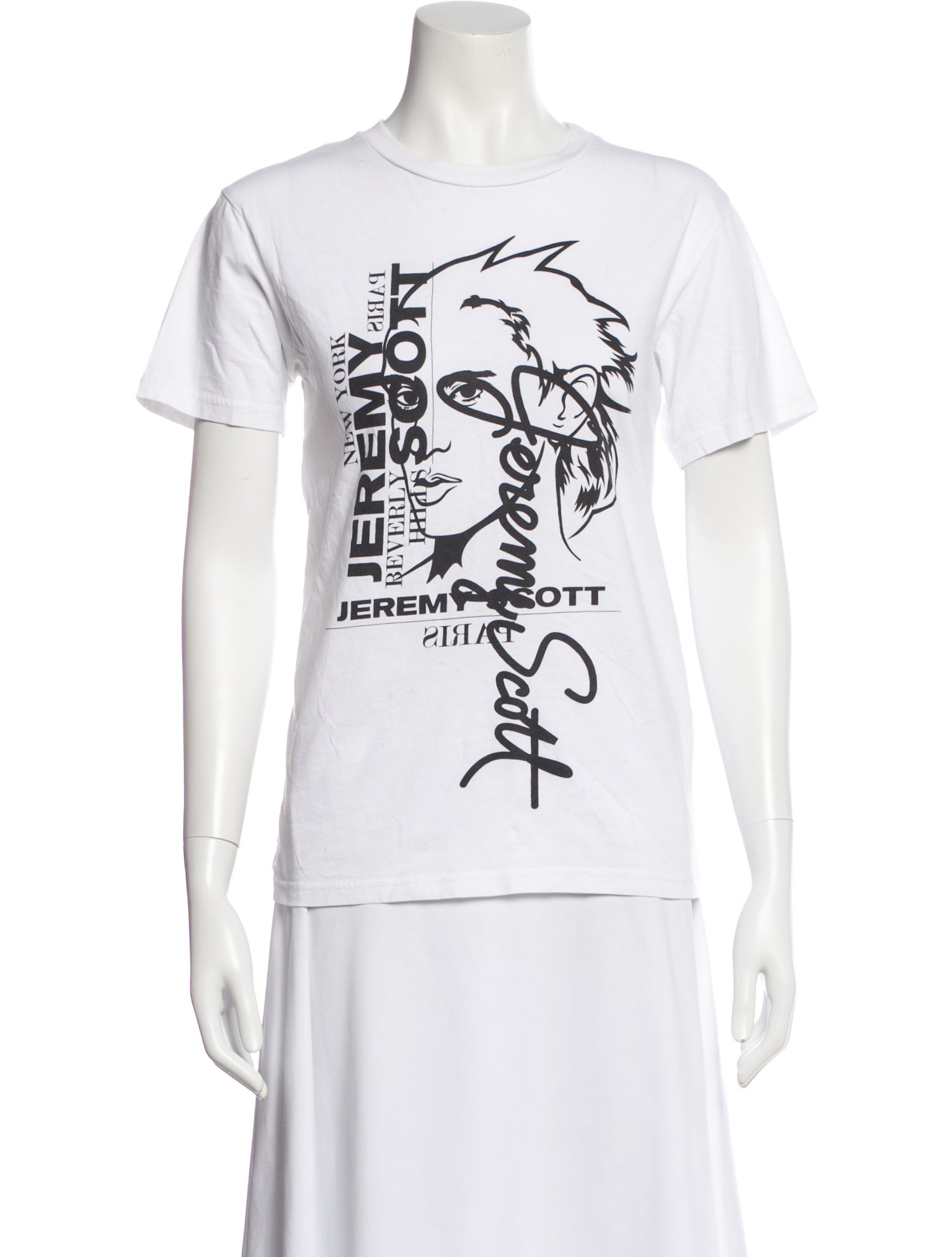 Jeremy Scott Graphic Print Crew Neck T-Shirt