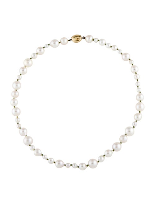 Jessica McCormack 18K Pearl Choker Necklace