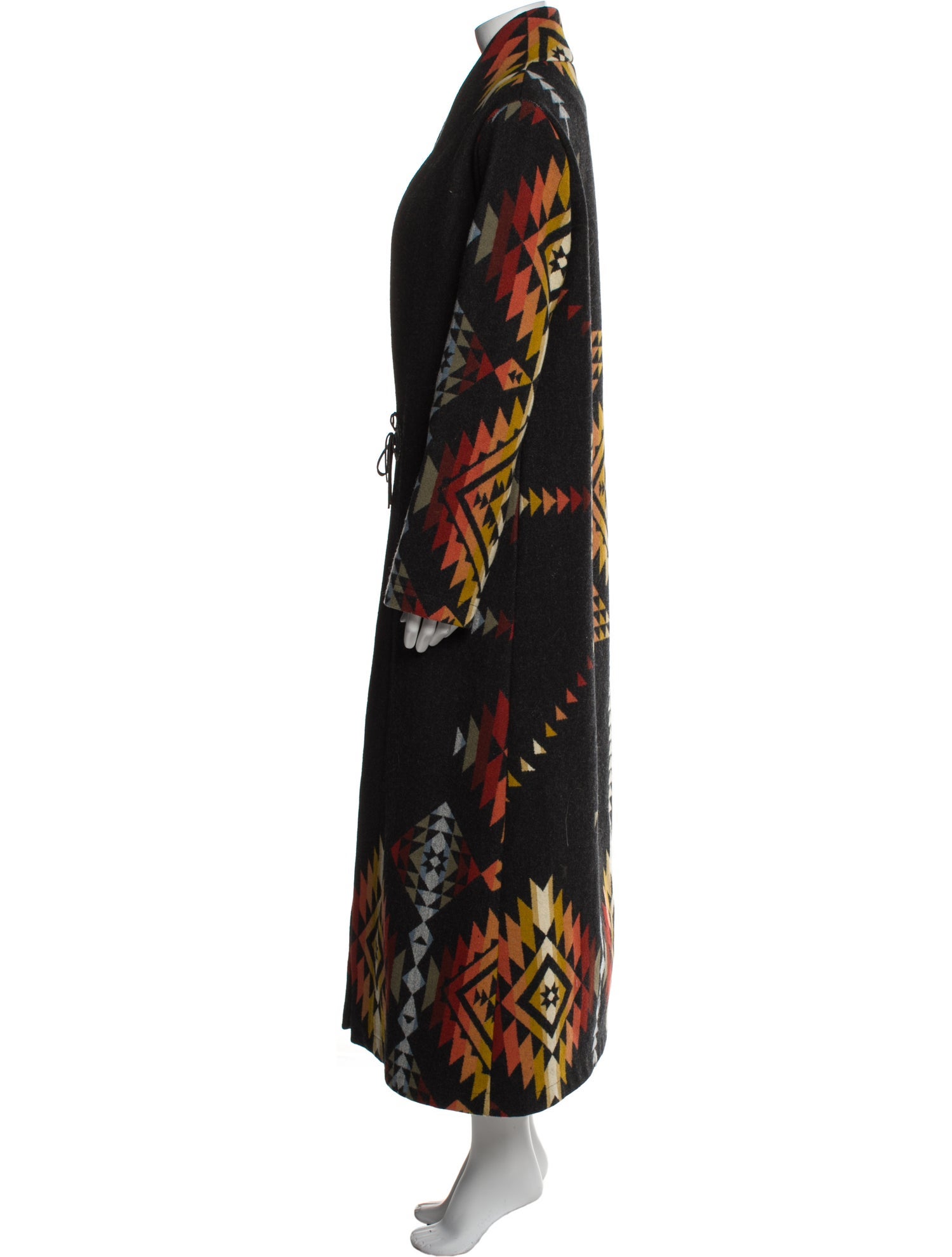 Jessie Western Wool Printed Coat