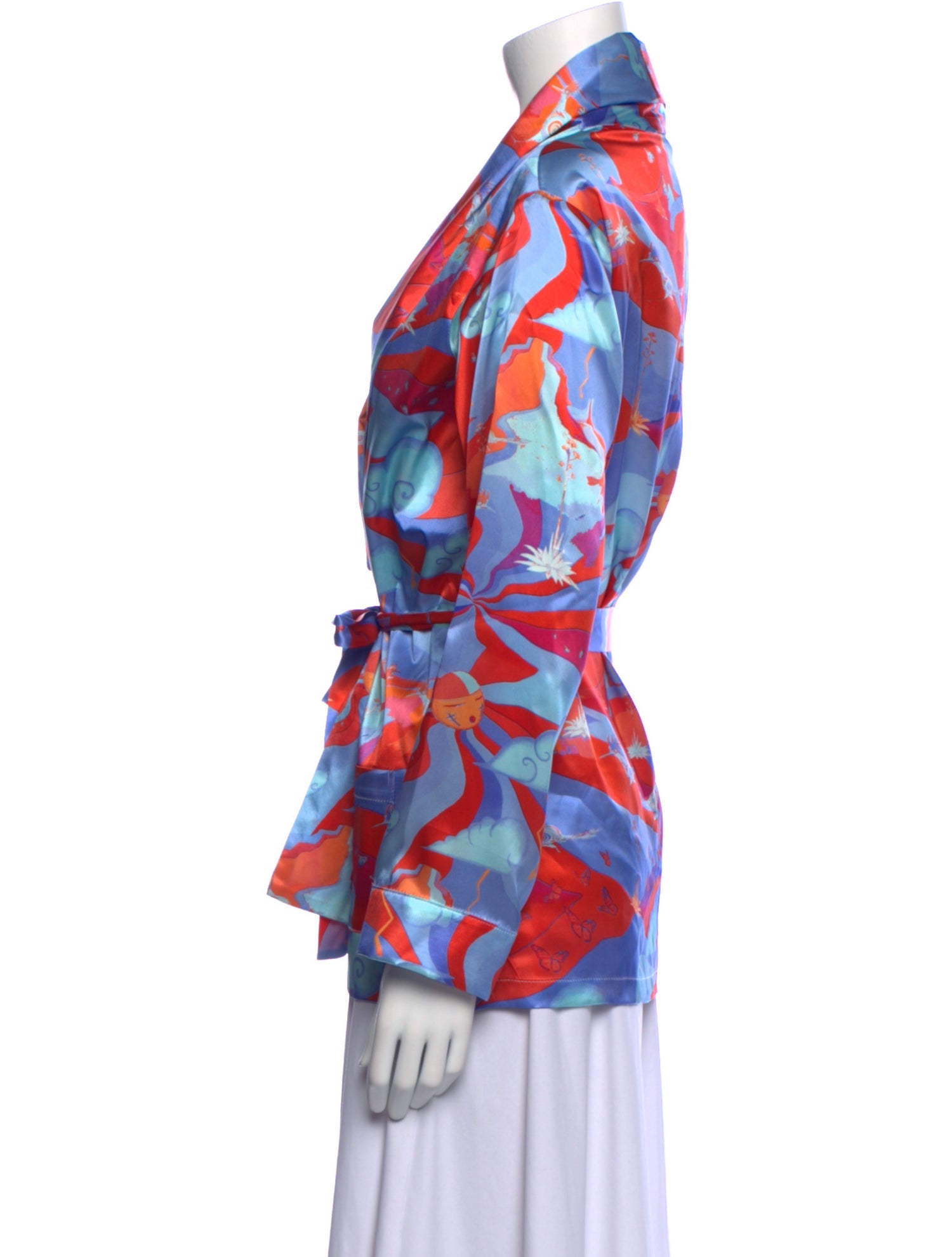 Jessie Western Silk Printed Blouse