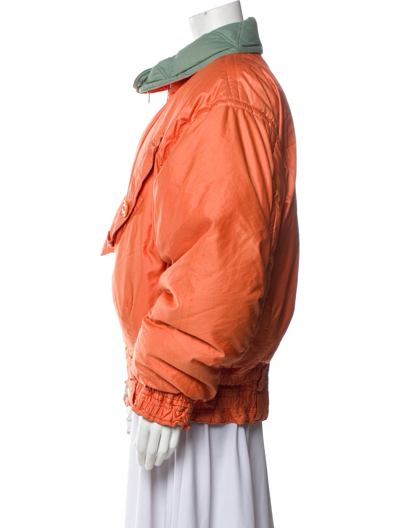 Jet Set Colorblock Pattern Down Jacket