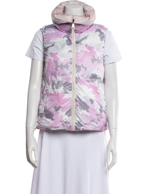 Jet Set Nylon Floral Print Down Jacket