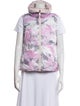 Jet Set Nylon Floral Print Down Jacket