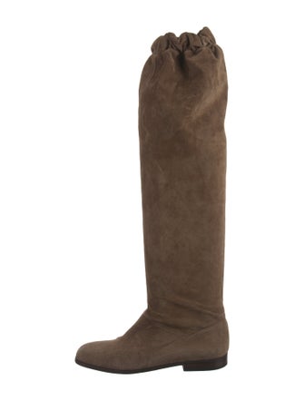 Jet Set Suede Riding Boots