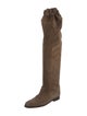 Jet Set Suede Riding Boots