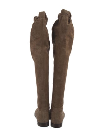 Jet Set Suede Riding Boots