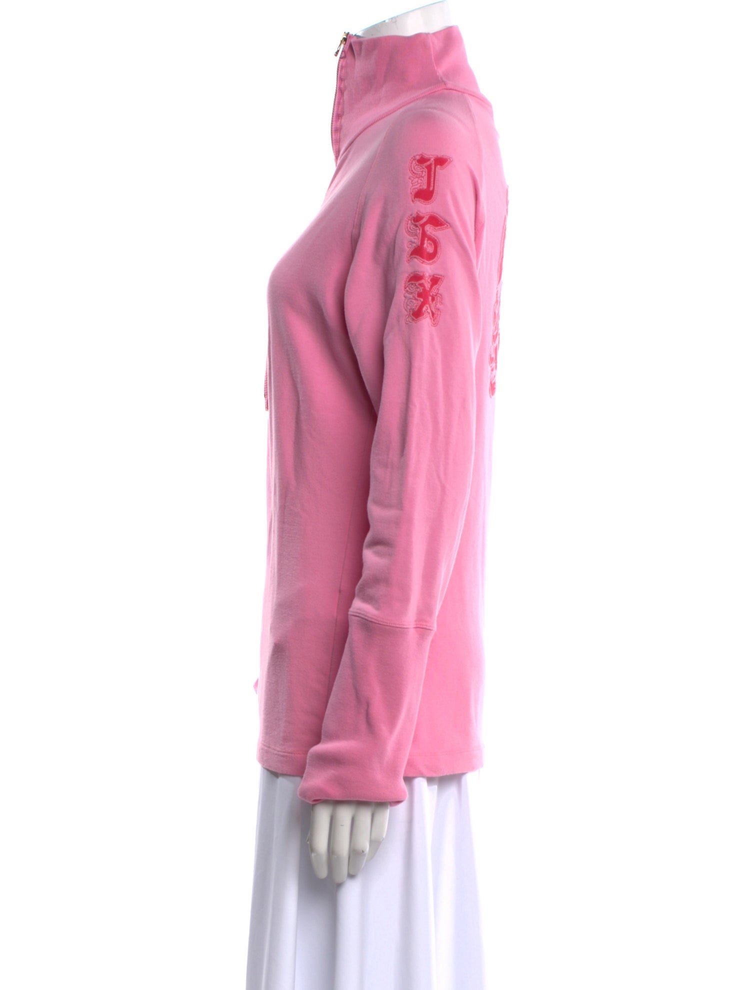 Jet Set Mock Neck Long Sleeve Sweatshirt