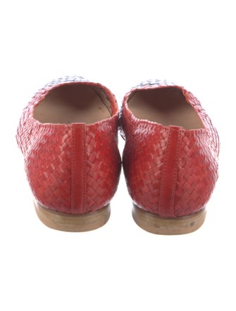 Jet Set Leather Colorblock Pattern Ballet Flats