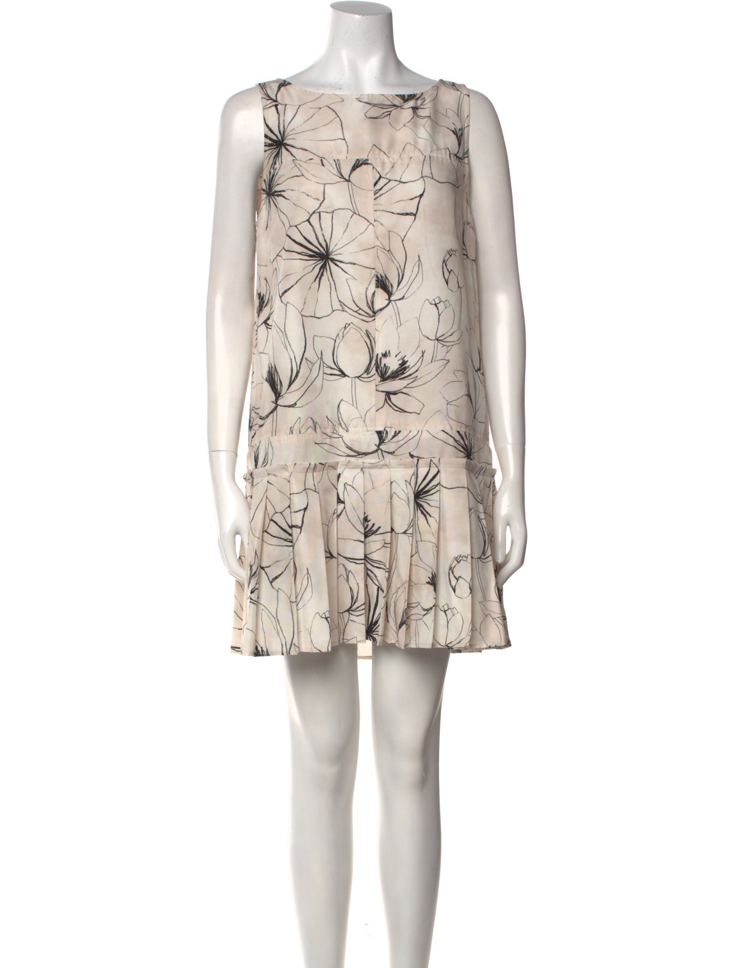 Bach Mai Printed Mini Dress