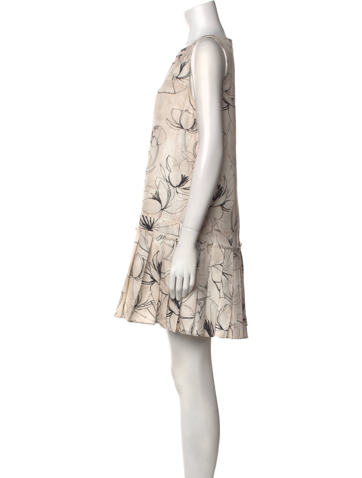 Bach Mai Printed Mini Dress