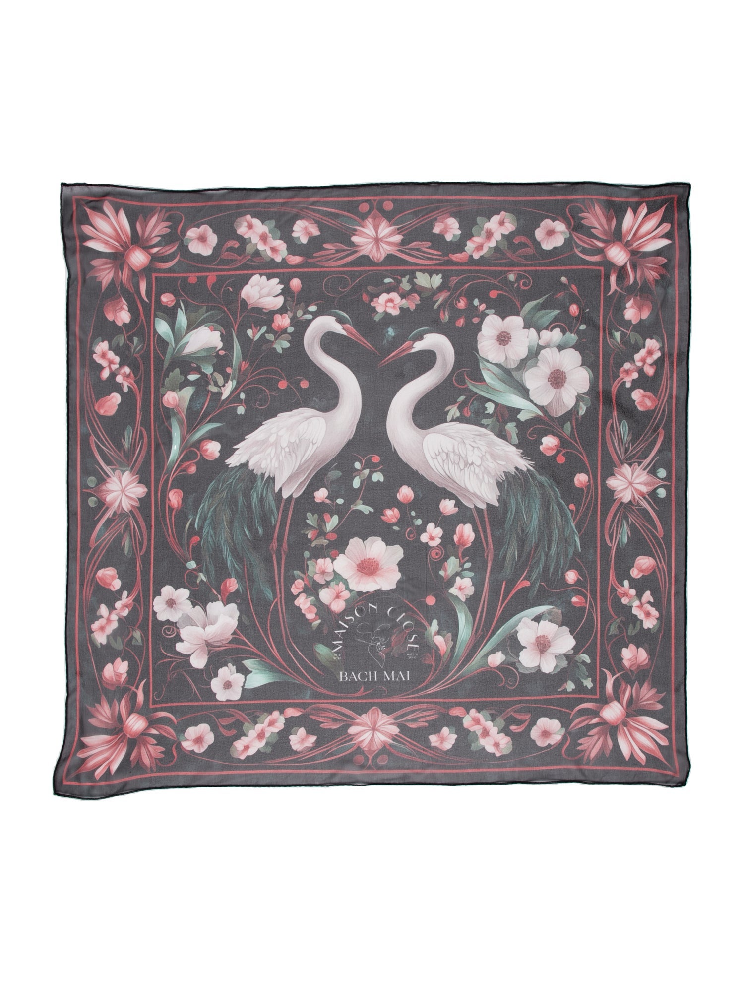 Bach Mai Silk Printed Scarf