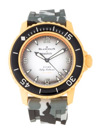Blancpain X Swatch "Pacific Ocean" Scuba Fifty-Fathoms Watch