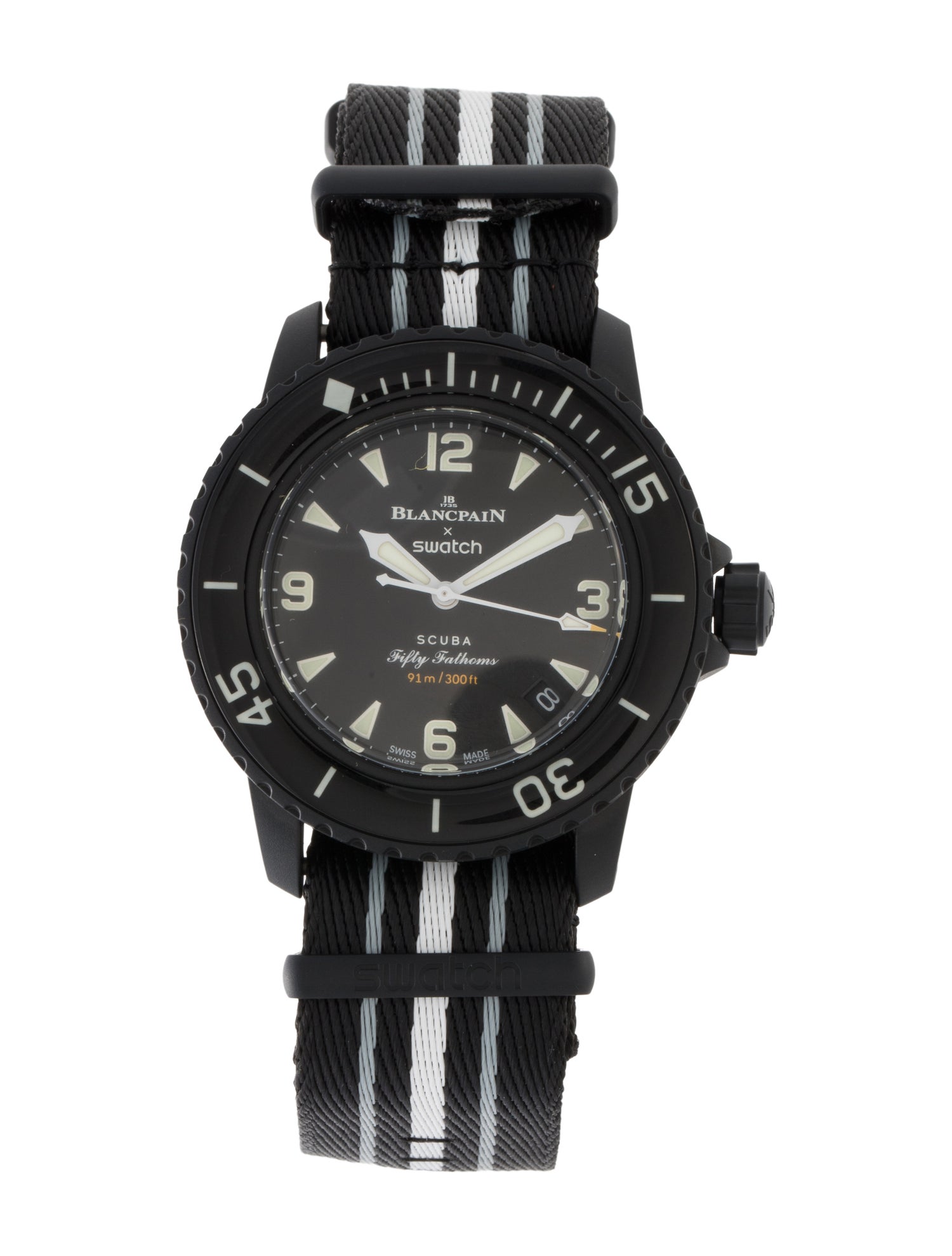 Blancpain X Swatch "Ocean of Storms" Scuba Fifty-Fathoms Watch