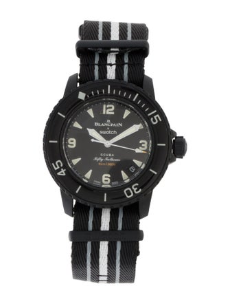 Blancpain X Swatch "Ocean of Storms" Scuba Fifty-Fathoms Watch
