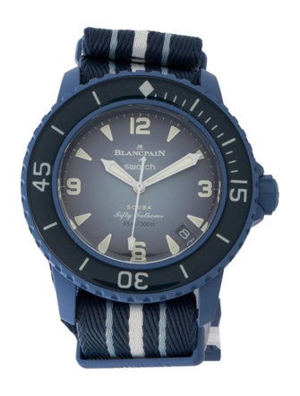 Blancpain X Swatch "Atlantic Ocean" Scuba Fifty-Fathoms Watch