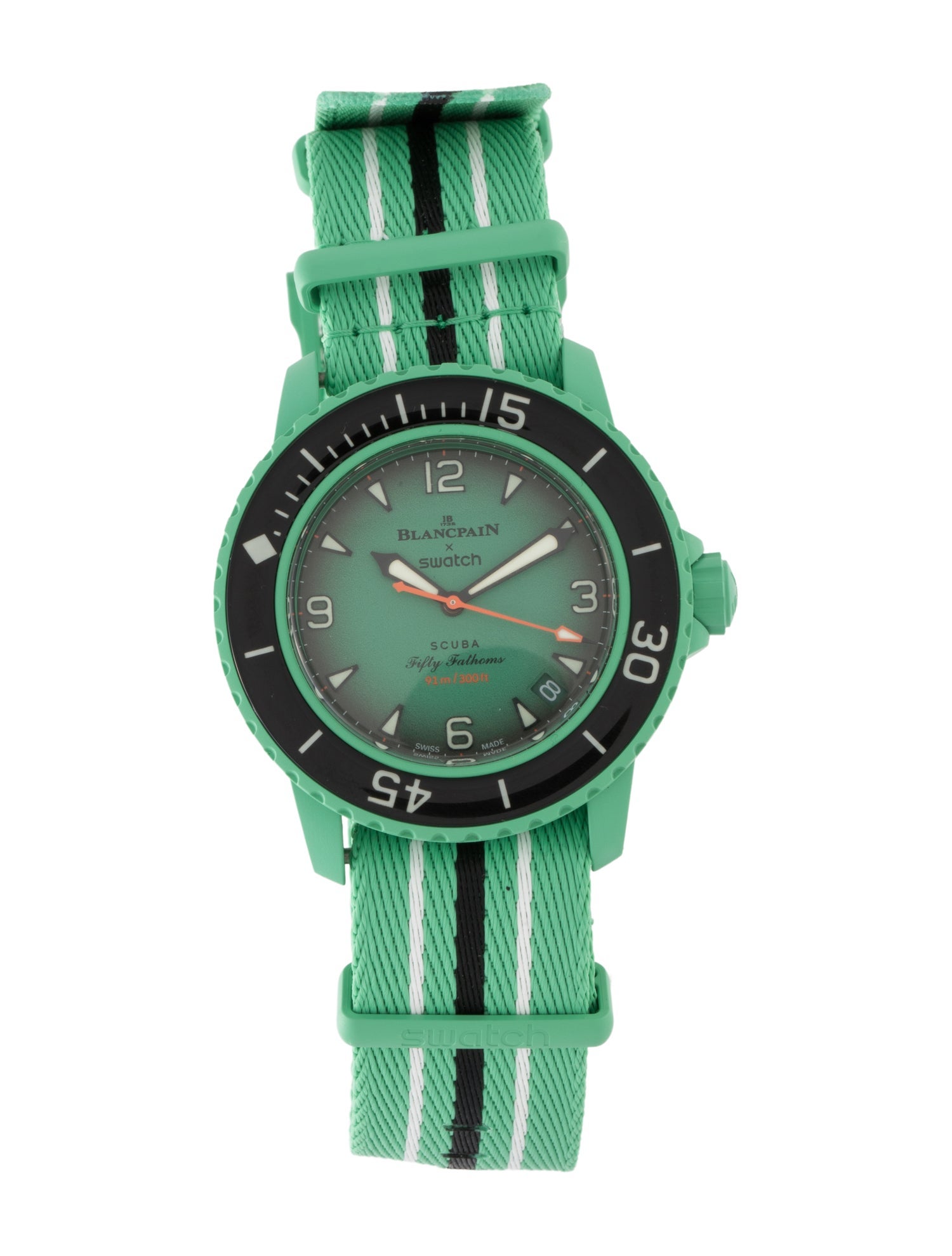 Blancpain X Swatch "Indian Ocean" Scuba Fifty-Fathoms Watch