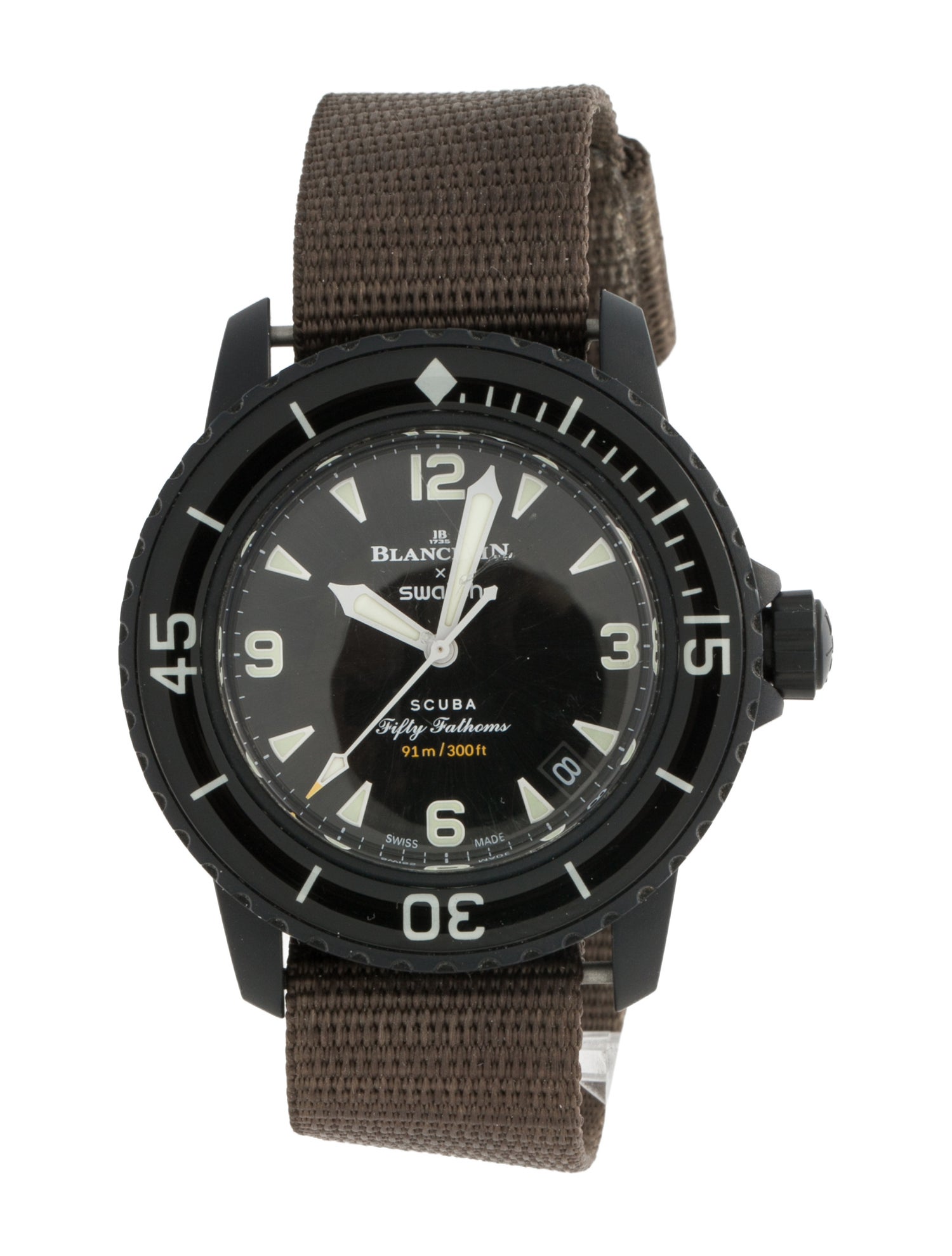 Blancpain X Swatch Ocean of Storms Scuba Fifty-Fathoms Watch