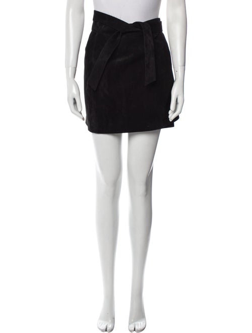 Minuit Calfskin Mini Skirt