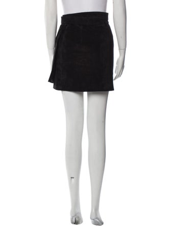 Minuit Calfskin Mini Skirt