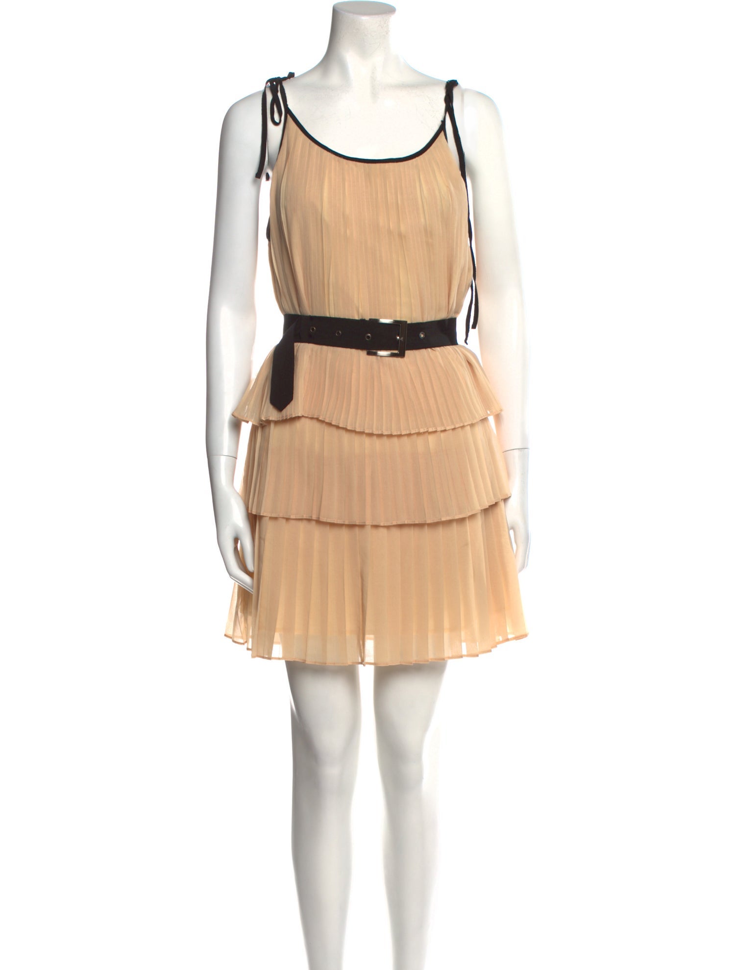 Minuit Scoop Neck Mini Dress