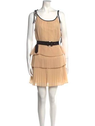 Minuit Scoop Neck Mini Dress