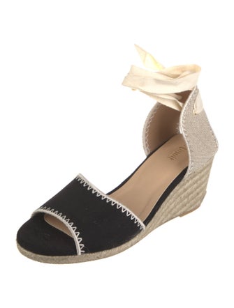 Minuit Printed Embroidered Accent Espadrilles