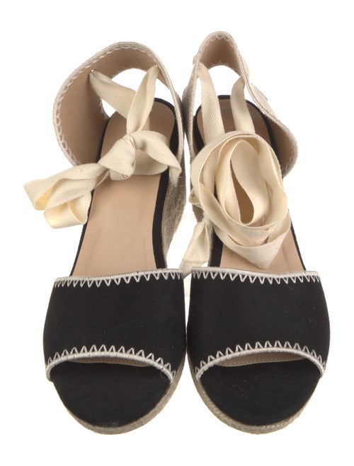 Minuit Printed Embroidered Accent Espadrilles