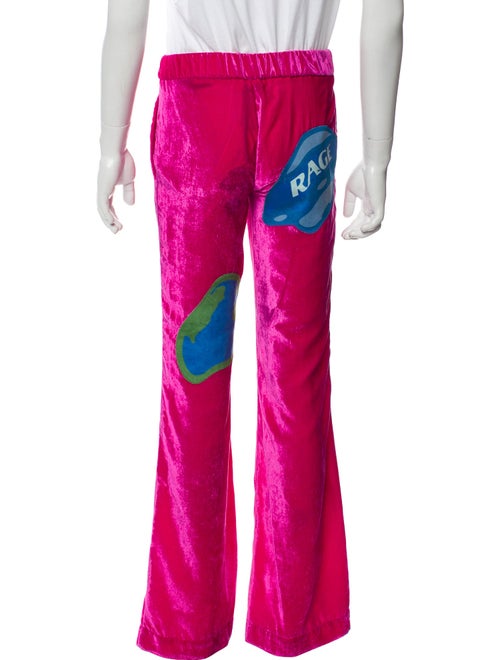 Members of the Rage Colorblock Pattern Embroidered Accent Lounge Bottoms