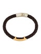Jorge Adeler Two-Tone Braided Leather Bracelet