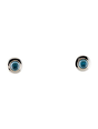 Jorge Adeler Topaz Two-Tone Stud Earrings