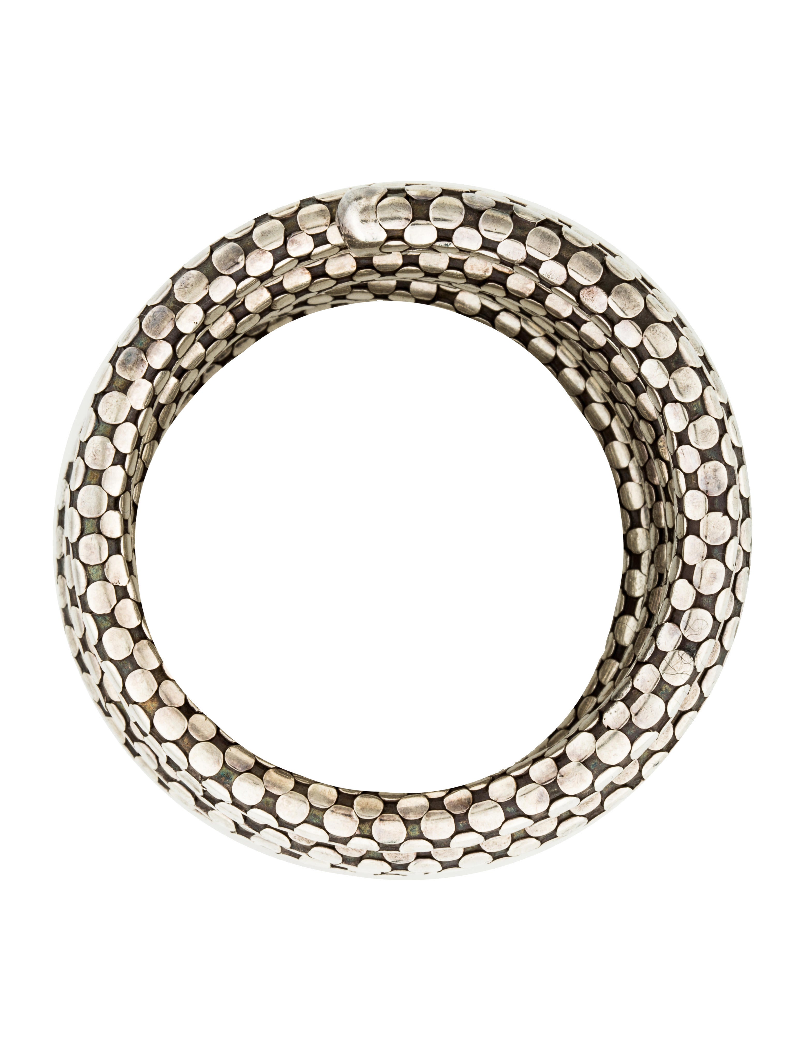 John Hardy Sterling Dot Coil Bracelet Bracelets JHA26605 The RealReal