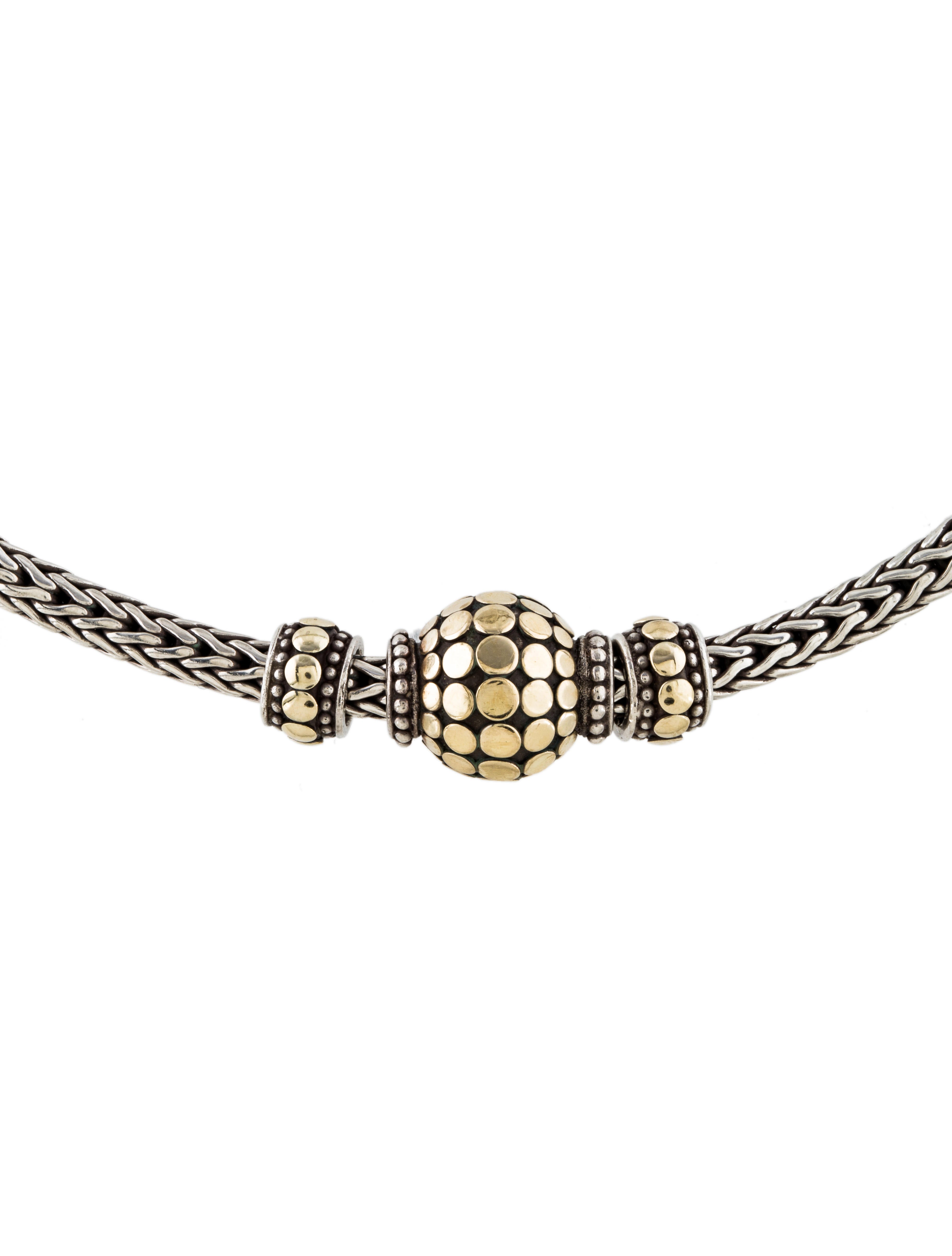 John Hardy TwoTone Dot Slide Chain Necklace Necklaces JHA26932