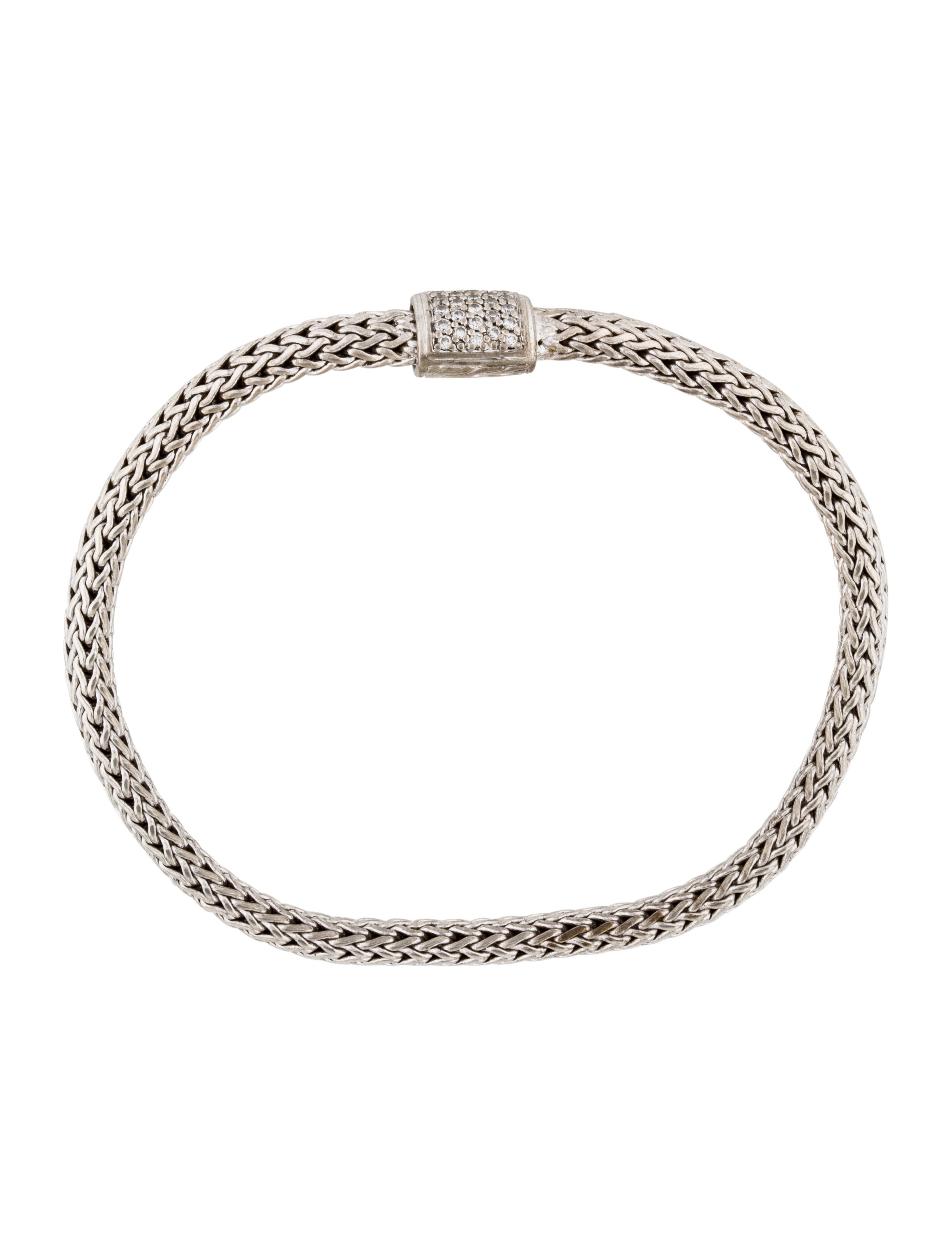 diamond classic chain bracelet