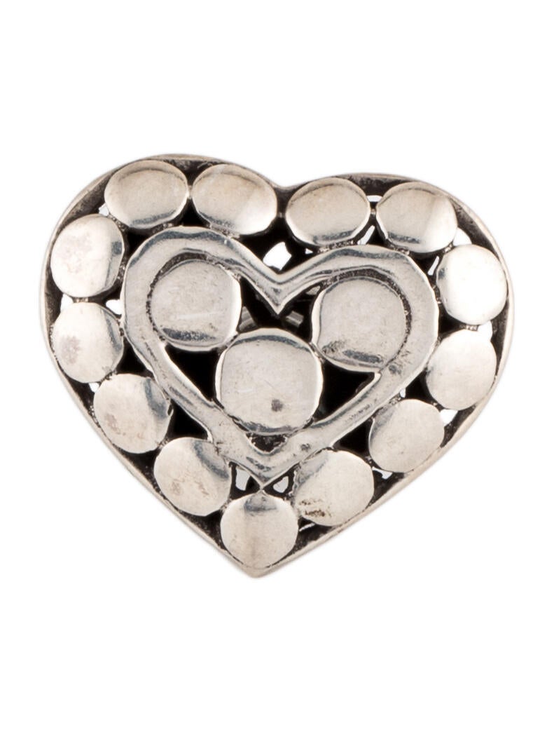 John Hardy Heart Dot Lapel Pin
