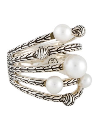 John Hardy Pearl Multirow Ring