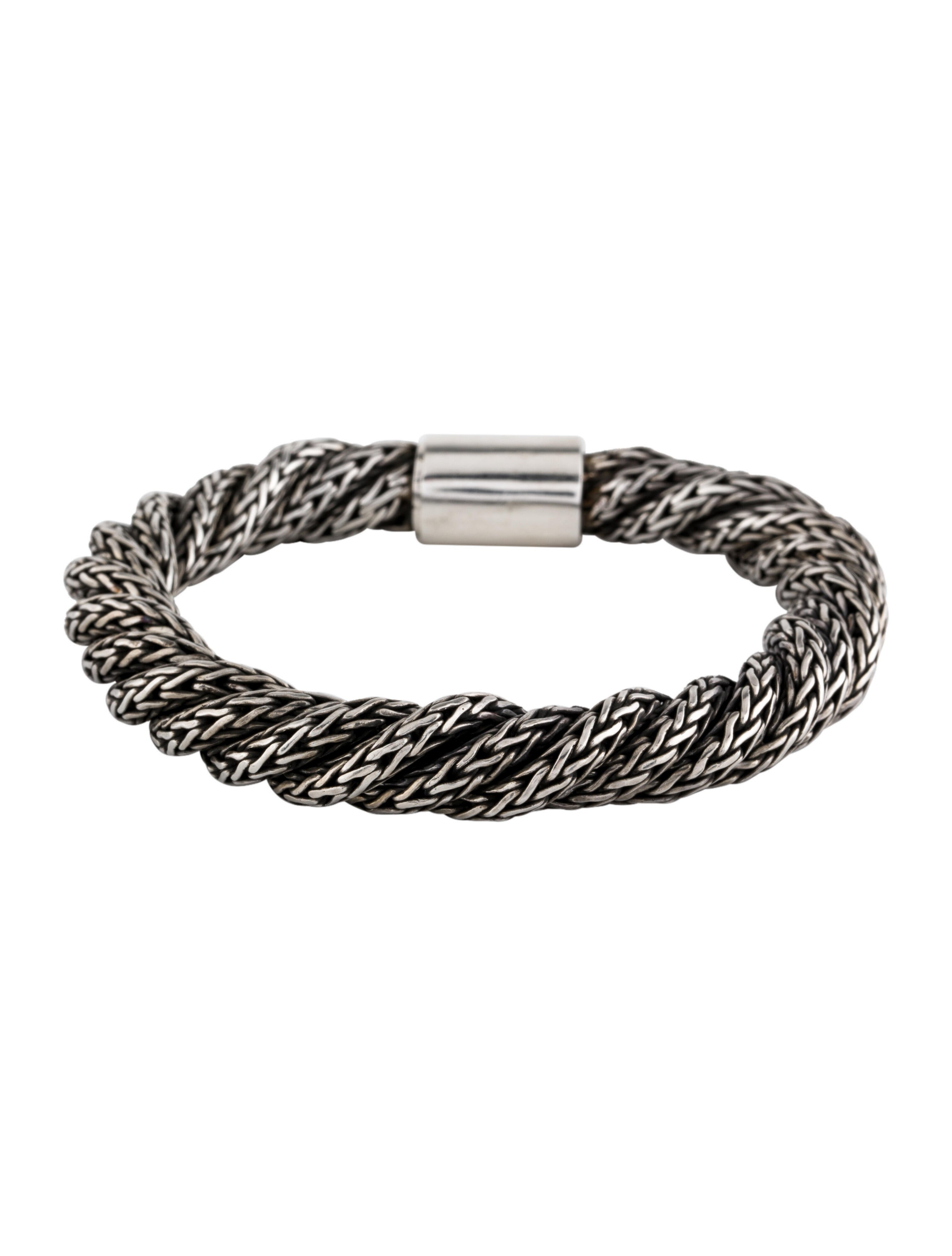 John Hardy Classic Chain Link Bracelet Sterling Silver Link