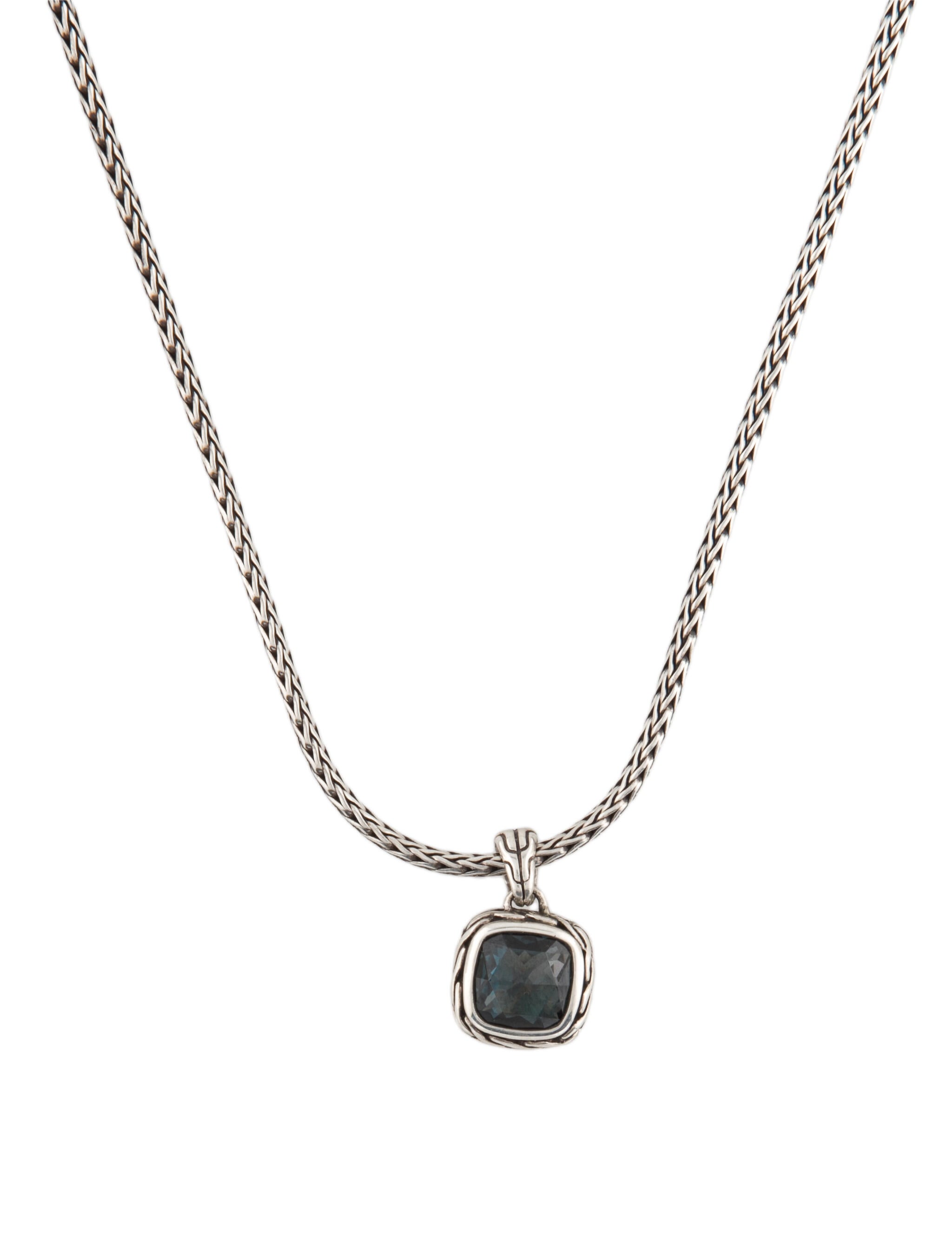 John Hardy Topaz Classic Pendant Necklace Sterling Silver Pendant Necklace, Necklaces