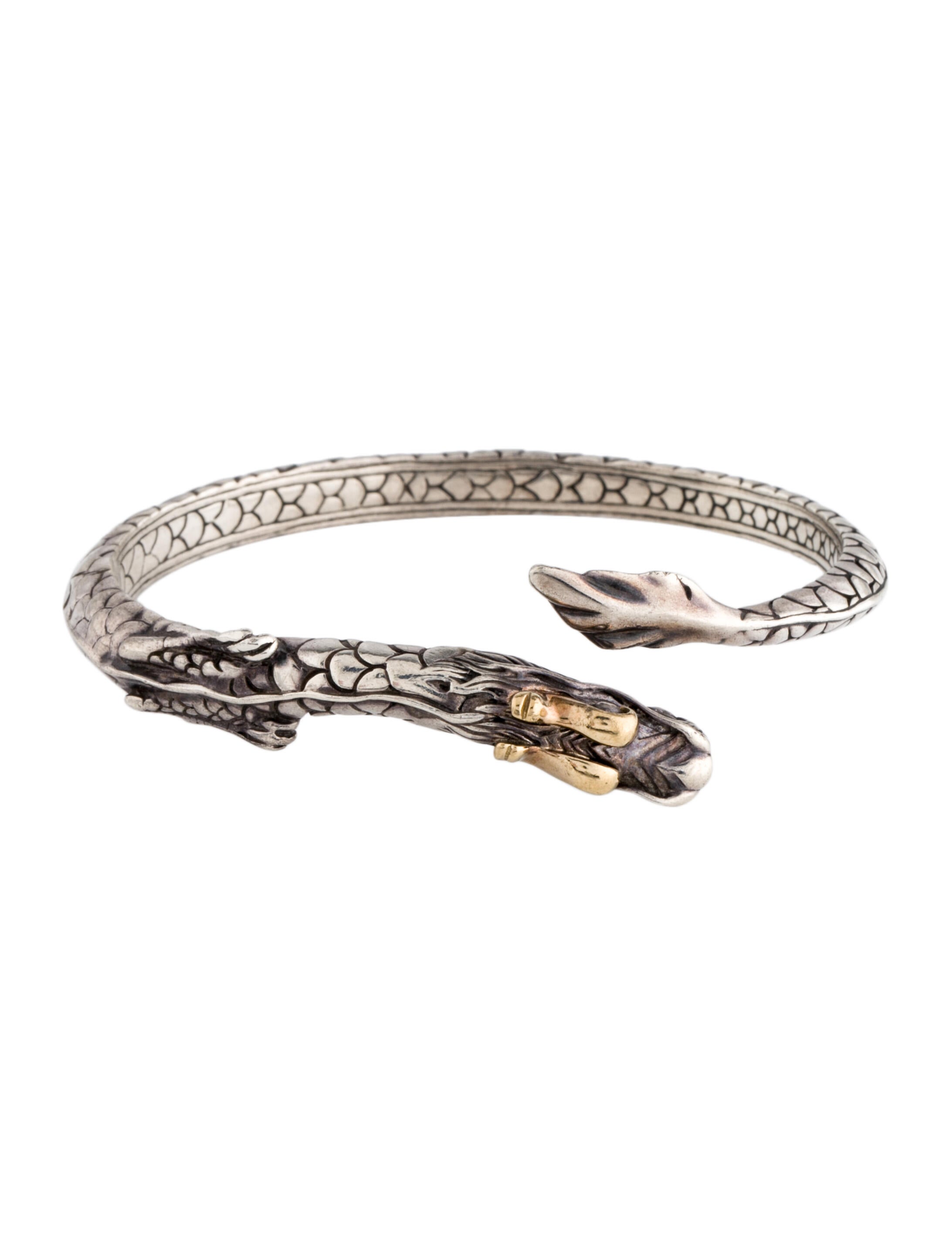 John Hardy Legends Naga Dragon Hinged Bracelet