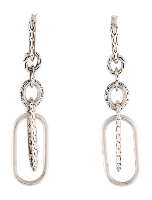 John Hardy Chain Remix Link Eearrings