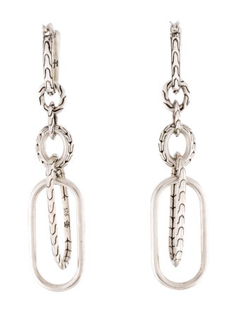 John Hardy Chain Remix Link Eearrings