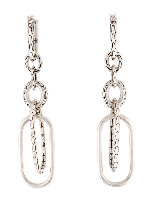 John Hardy Chain Remix Link Eearrings