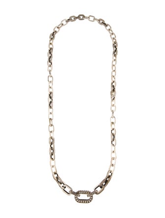 John Hardy Dot Long Chain Link Necklace,