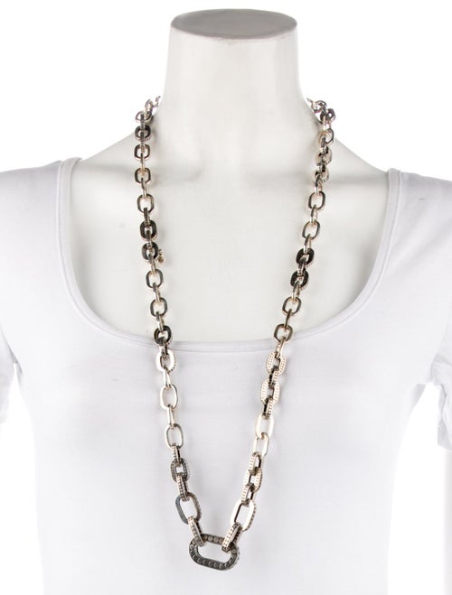 John Hardy Dot Long Chain Link Necklace,