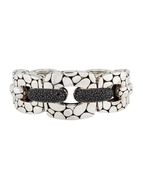 John Hardy Black Sapphire Kali Lava Link Kick Cuff