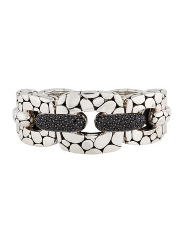 John Hardy Cuff Black Sapphire Kali Lava Link Kick