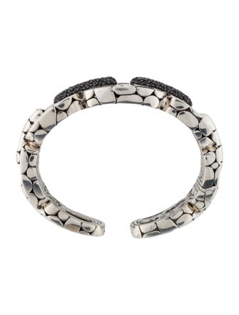 John Hardy Black Sapphire Kali Lava Link Kick Cuff