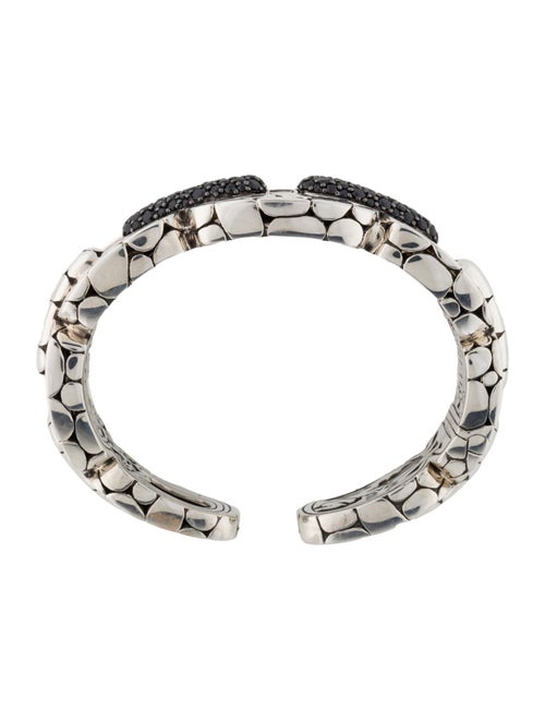 John Hardy Black Sapphire Kali Lava Link Kick Cuff