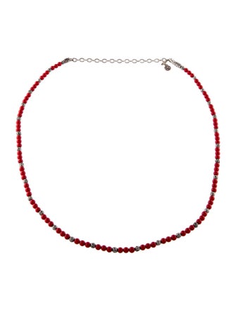 John Hardy Ceramic Bead Strand Necklace